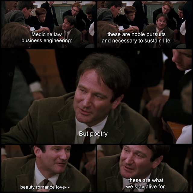 Dead Poets Society Movie Quotes - EscapeMatter