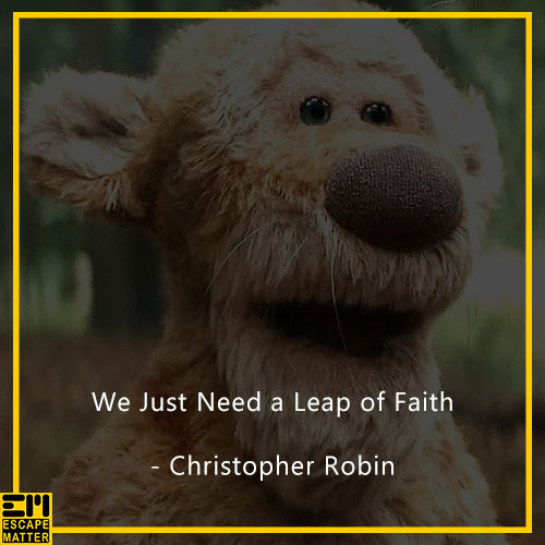 christopher robin, motivational movie quotes