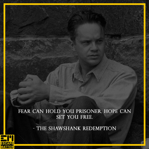 the shawshank redemption, motivational movie quotes