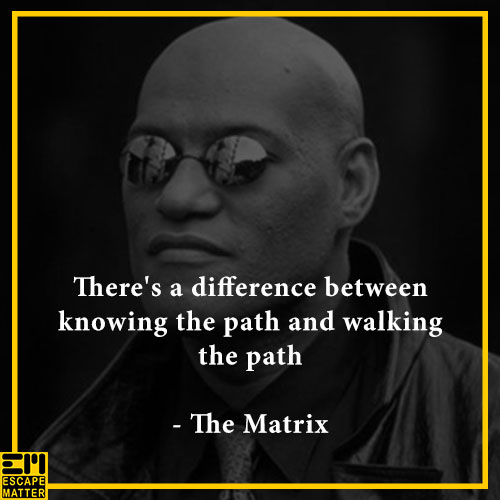 inspirational movie quotes, the matrix