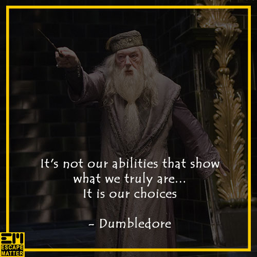 dumbledore, motivational movie quotes