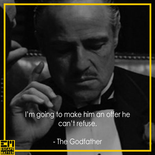 The Godfather, movie quotes about money