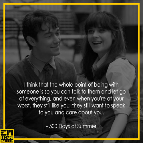 romantic movie quotes, 500 Days of Summer